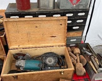 HUGE selection of hand power tools, bellows, and sand tampers