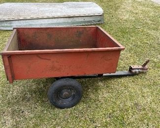 2" ball two wheeled cart, needs new tires