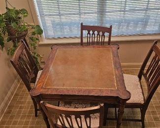 Table and (4) chairs