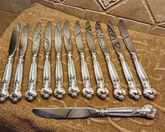 Sterling Flatware (Handles are sterling only)