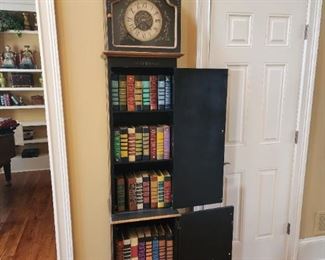 Grandfather clock Bookcase