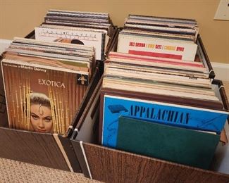 Vinyl Albums (Most are classical, jazz) This is all we have in this home for sale.