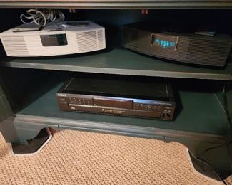 Bose Wave Music System (Two on top shelf)