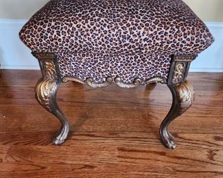 Two of these Leopard design foot stools available