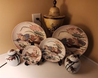Chinese Mandarin Dove Plate (Some call them the Love Birds)