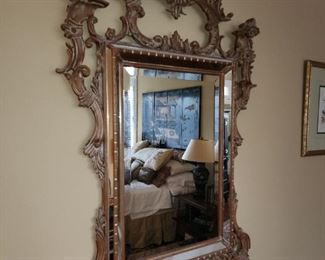 Wood Mirror (Excellent Craftsmanship)
