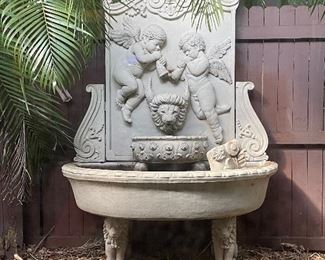 Large water feature from the Langford hotel