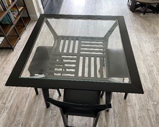 Dining room table with 4 chairs. 