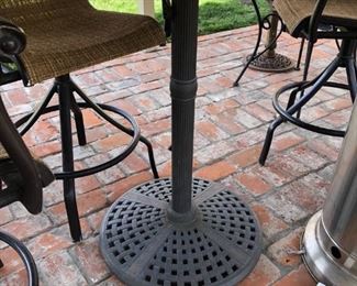PATIO TABLE AND 4 CHAIRS