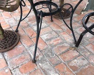 SMALL WROUGHT IRON TABLE