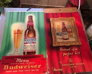SELECTION OF BUD AD ARTWORK