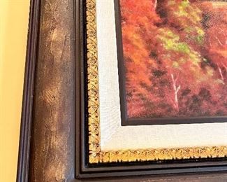 #27) - $100 - Framed art with composite frame	50x42