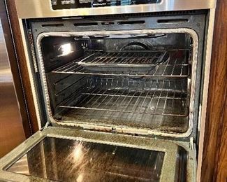 #67) - $100 - Kitchenaid Superba stainless steel double oven	30x50. Upper oven shows wear.  Both ovens works intermittently.  (Control Panel Issue) Lower oven works well.  Purchaser is responsible to deinstall from the home prior to March 31.