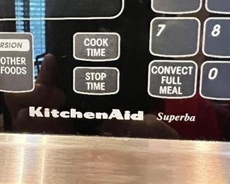 #67) - $100 - Kitchenaid Superba stainless steel double oven	30x50. Upper oven shows wear.  Both ovens works intermittently.  (Control Panel Issue) Lower oven works well.  Purchaser is responsible to deinstall from the home prior to March 31.