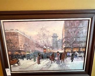 #106) - $80 - Framed Art Alice Maley	43x32