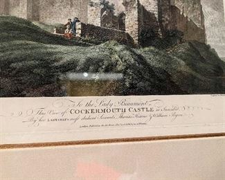 #109) - $50 - Framed Art Cockermouth Castle	20x18
