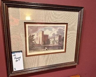 #110) - $50 - Framed Art	17x15