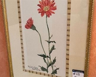 #113) - $40 - Framed Art	17x23