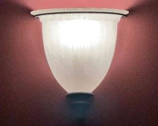 #118) - $60 - Wilson Lighting - Set of 3 Wall Mount Lights	10 x 13 each.  Purchaser is responsible to deinstall from the home prior to March 31.