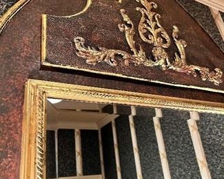 #121) - $400 - Custom Designed Decorative Bathroom Mirror. 31x64