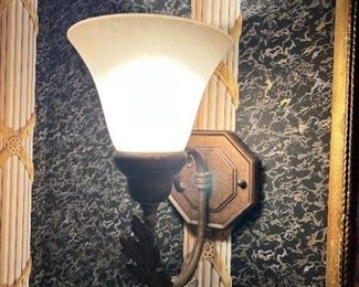 #123) - $40 - Pair of Wall Lamps	6x10. Purchaser is responsible to deinstall from the home prior to March 31.