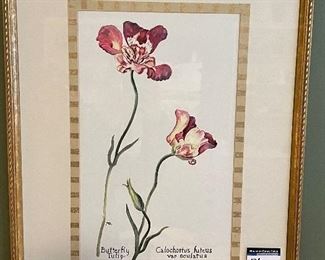 #126) - $75 -Set of 3 Framed Art	17x23