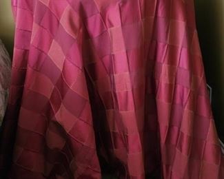 #150A, B, C, D, E, F) - $50 -Heavy Duty Faux Tables with clothes and Glass Tops.  Each table is 30" Tall.  30 Inch Diameter.  30" Diameter 5/16 Inch thick rounded edge plate glass for each.  $50 each table/glass top.  Buy one or buy them all.  6 to choose from.  All are identical.  