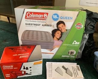 Coleman Airbed and Pump