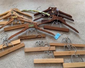 Wooden Hangers Suit Hangers Pants Hangers Vintage