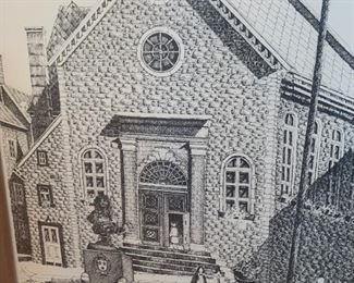 Pen and Ink Drawing Print