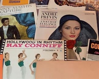 Vintage Record Albums Carpenters Johnny Mathis Exodus Can-Can