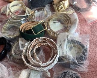 New Belts - Womens Plus Size New in Package Coldwater Creek, Halston, others