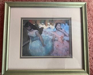 Degas Print Ballerina Exit