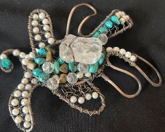 Susan Horth Turtle Brooch