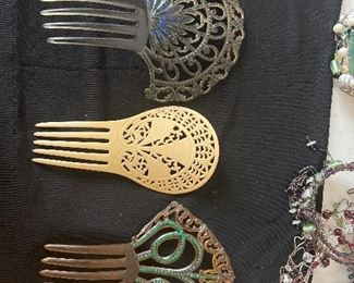 Vintage hair combs