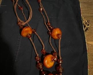 Amber Tone Necklace