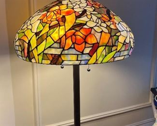 Leaded Glass Floor Lamp