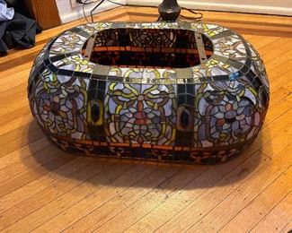 Lead Glass Ceil Light No Fixture