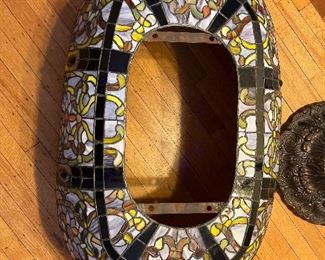 Leaded Glass Ceiling Shade No Fixture