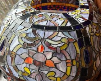 Leaded Glass Ceiling Shade No Fixture