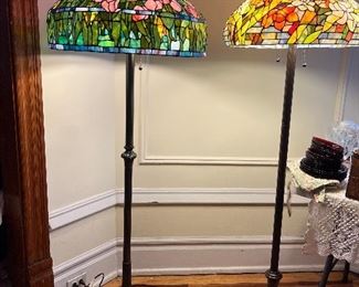 Leaded Glass Floor Lamp