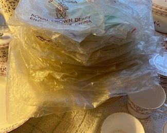 Plastic Covers to Royal Crown Derby Brittany Pattern China