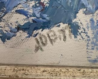 Oil Painting Signature