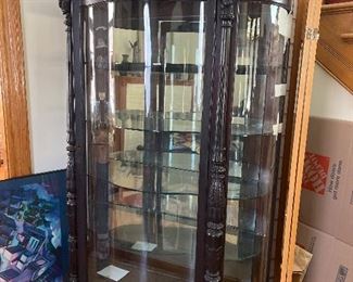 Gorgeous Antique China Cabinet (missing one panel