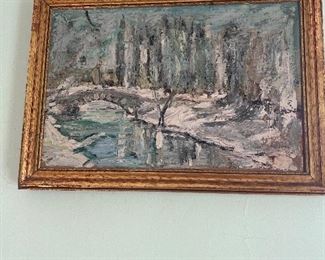 Abstract Cityscape Painting