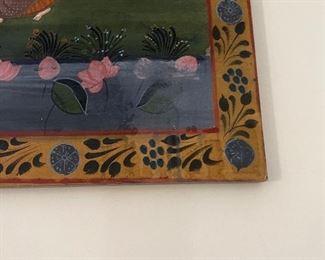 India Painting on silk