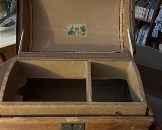 Antique Doll Trunk