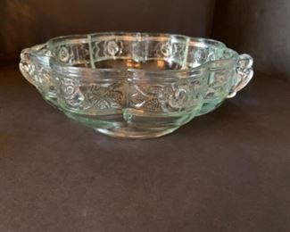 Vintage Jeannette  Tint Glass Candy Dish