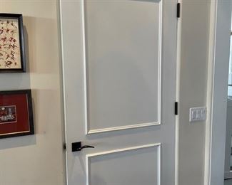 $125 -- 36" x 84" white door with jam, trim, hardware