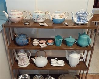 Look at all the Teapots!  Silver Gravy Boat